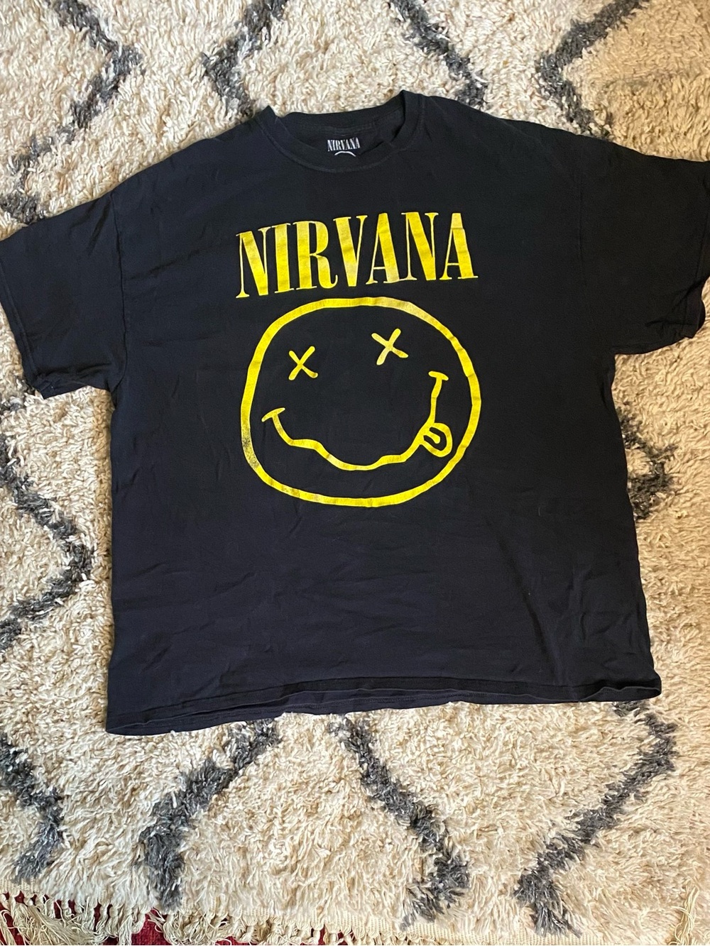Nirvana T-Shirt with Smiley Logo